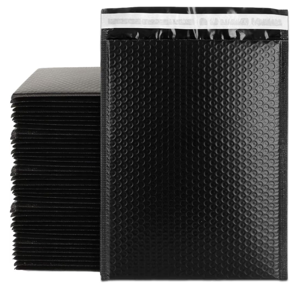 🆕️(10)Black Bubble Mailers 10×13